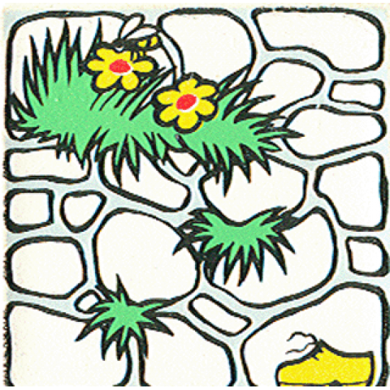 Duplo, Tile 2 x 2 x 1 with Park Mosaic Picture 16 Pattern (Set 9221)