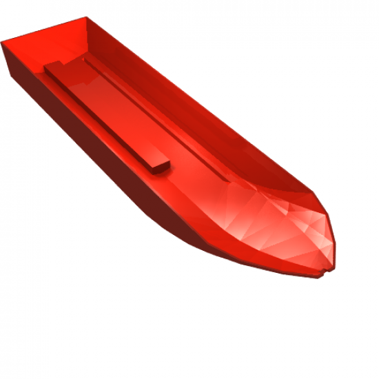 Boat Hull Unitary 51 x 12 x 6, Base