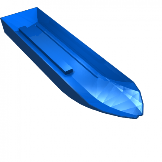 Boat Hull Unitary 51 x 12 x 6, Base
