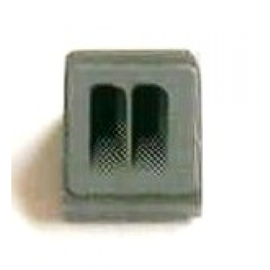 Slope 30 1 x 1 x 2/3 with Black and Dark Gray Double Exhaust Pattern Model Right (Sticker) - Set 8154