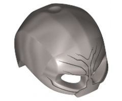 Minifigure, Headgear Helmet Mask with Lines on Face and Forehead Pattern