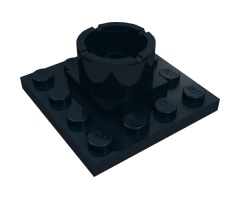 Boat Mast Section Base 4 x 4 x 1 2/3