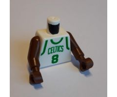 Torso NBA Boston Celtics #8 (White Jersey) Pattern / Brown NBA Arms