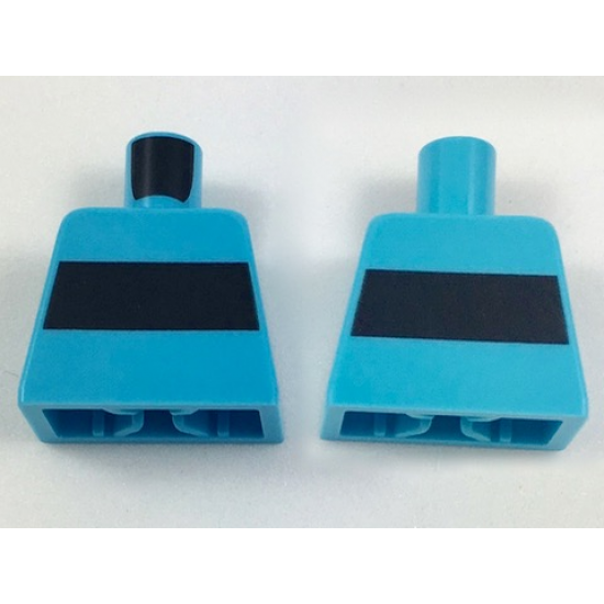 Torso Horizontal Black Stripe Pattern
