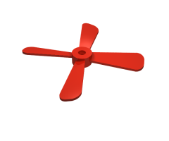 Propeller 4 Blade 13 Diameter without Studs
