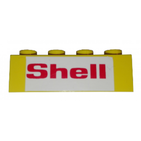 Brick 1 x 4 with 'Shell' Pattern (Sticker) - Set 1469