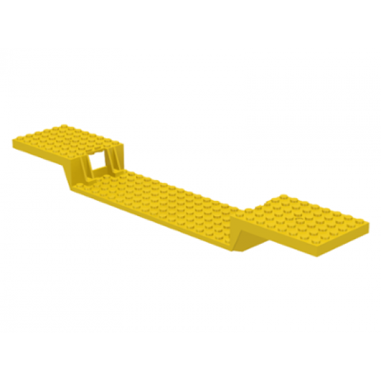 Train Base 6 x 34 Split-Level with Bottom Tubes