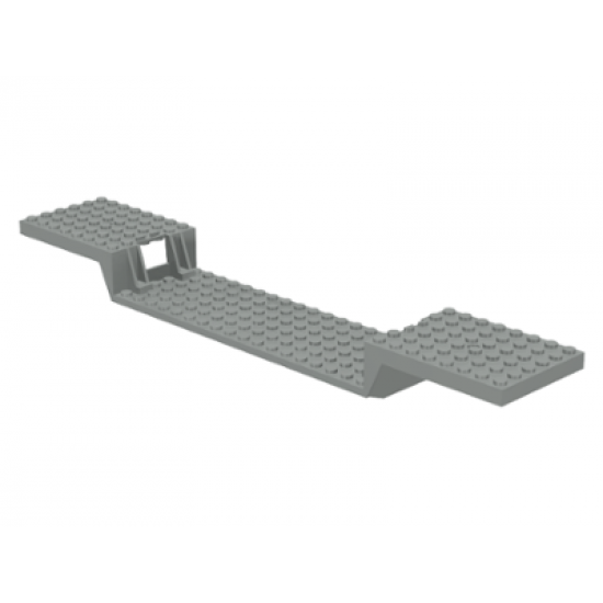 Train Base 6 x 34 Split-Level with Bottom Tubes