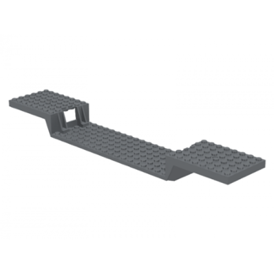 Train Base 6 x 34 Split-Level with Bottom Tubes