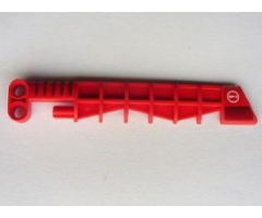 Bionicle Weapon Aero Slicer with White Exclamation Mark and Black Faded Pattern Left Side (Sticker) - Set 7701