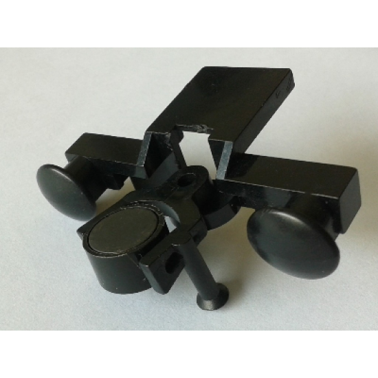 Train Buffer Beam with Black Train Coupling with Pin and Black Magnet Cylindrical (4022 / 4023 / 73092)