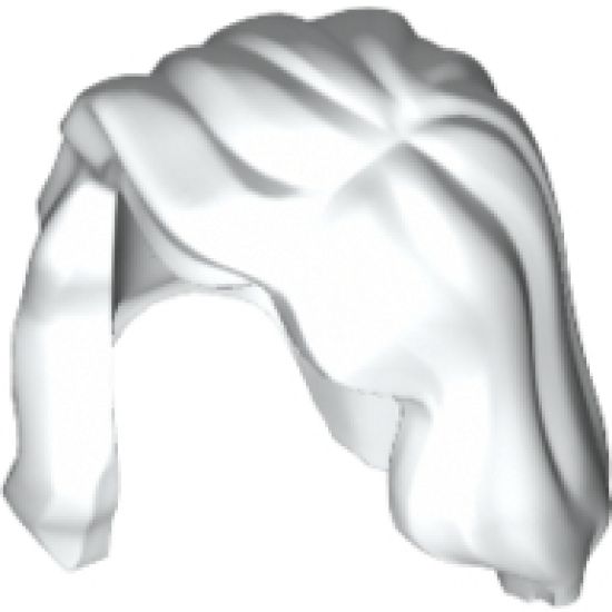 Minifigure, Hair Female Mid-Length with Part over Right Shoulder
