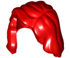Minifigure, Hair Female Mid-Length with Part over Right Shoulder
