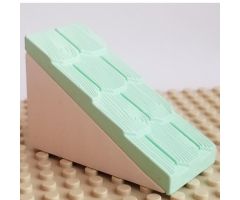Duplo, Building Roof Sloped 33 2 x 4 Shingled (Undetermined Base Color)