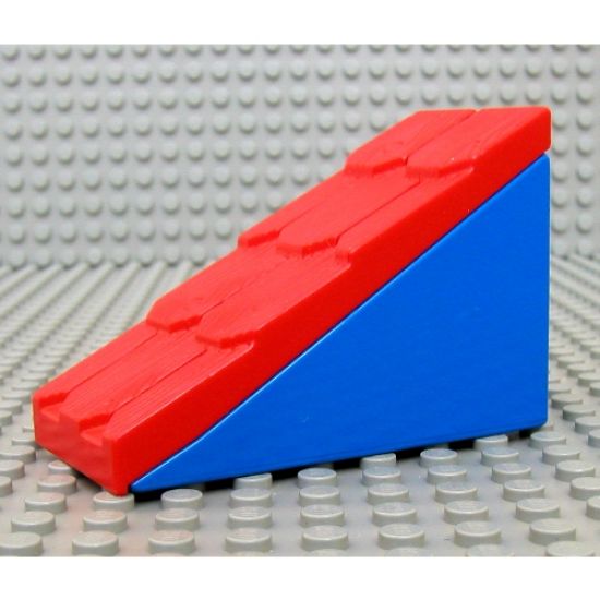 Duplo, Building Roof Sloped 33 2 x 4 Shingled (Undetermined Base Color)