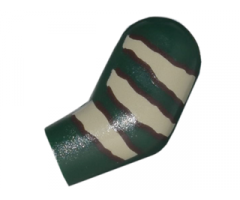 Arm, Left with Tan Stripes Pattern