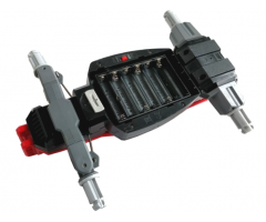 Electric, Motor RC Car Base, Red Top (without Battery Cover)