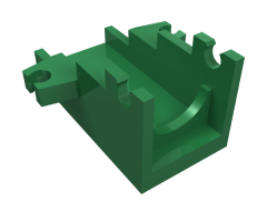 Projectile Launcher Part, Cannon Base 2 x 4