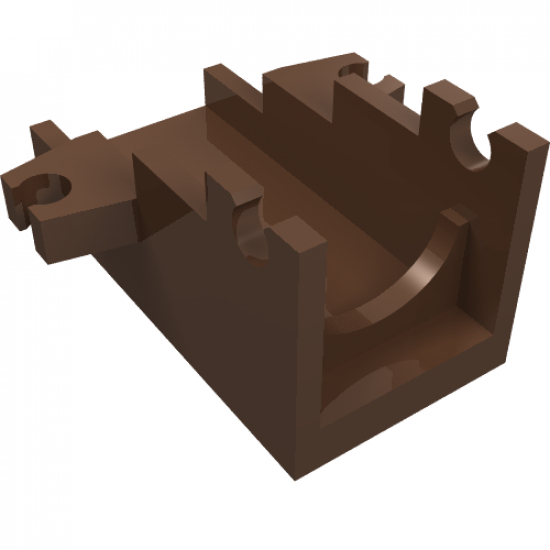 Projectile Launcher Part, Cannon Base 2 x 4