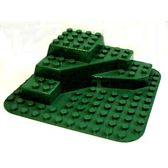 Duplo, Baseplate Raised 12 x 12 with Three Level Corner