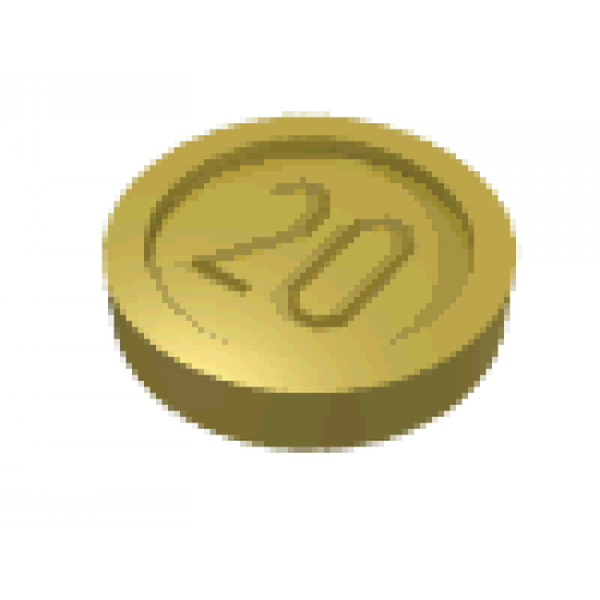 Minifigure, Utensil Coin Type 1 with 20 Mark