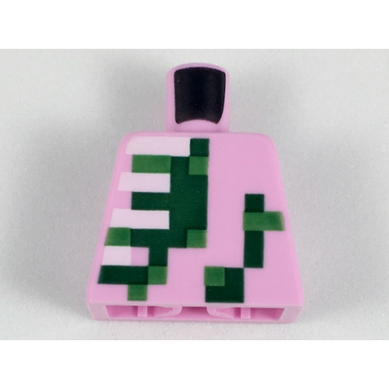 Torso Pixelated Zombie Pigman Pattern