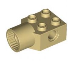 Technic, Brick Modified 2 x 2 with Pin Hole, Rotation Joint Socket