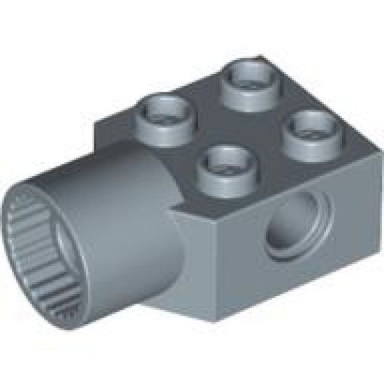 Technic, Brick Modified 2 x 2 with Pin Hole, Rotation Joint Socket