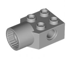 Technic, Brick Modified 2 x 2 with Pin Hole, Rotation Joint Socket