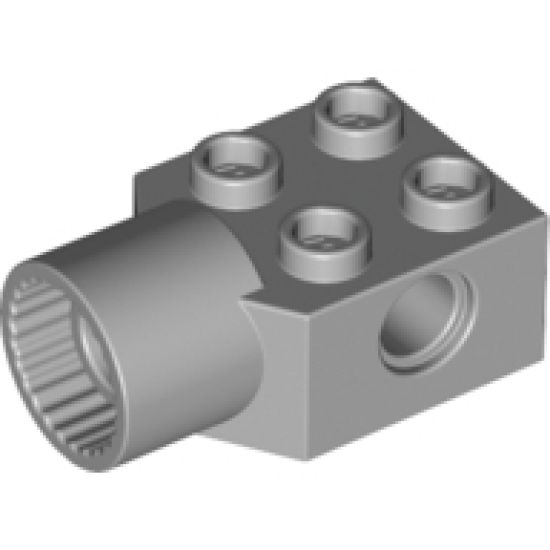 Technic, Brick Modified 2 x 2 with Pin Hole, Rotation Joint Socket