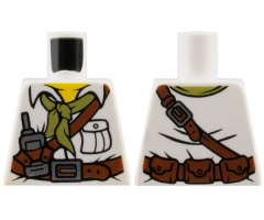 Torso Dino Shirt with Pocket, Scarf, Belt and Radio Pattern