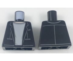 Torso Jacket over Light Bluish Gray T-Shirt with Light Nougat Neck Pattern