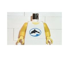 Torso Divers Dolphin Logo Pattern / Yellow Arms / Yellow Hands