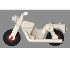 Riding Cycle Motorcycle Town with Red Wheels