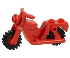 Riding Cycle Motorcycle Town with Red Wheels
