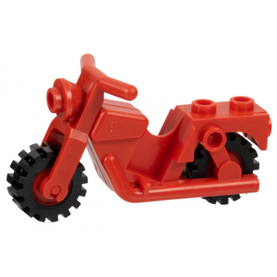 Riding Cycle Motorcycle Town with Red Wheels
