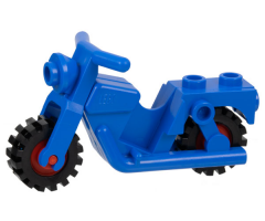 Riding Cycle Motorcycle Town with Red Wheels