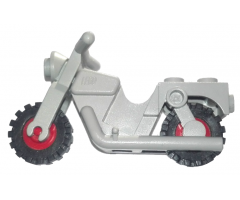 Riding Cycle Motorcycle Town with Red Wheels