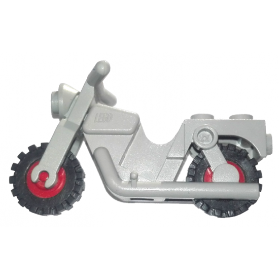 Riding Cycle Motorcycle Town with Red Wheels