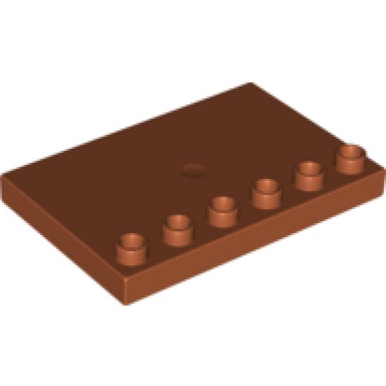 Duplo Tile, Modified 4 x 6 with Studs on Edge