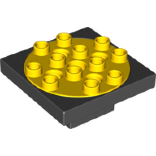 Duplo, Toolo Turntable 4 x 4 Base with Yellow Top Plate