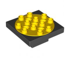 Duplo, Toolo Turntable 4 x 4 Base with Yellow Top Plate