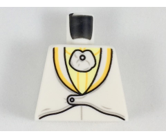 Torso Tuxedo with Light Yellow and Light Orange Trim Pattern