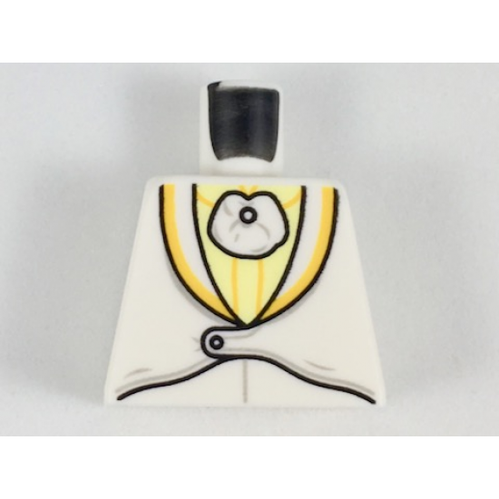Torso Tuxedo with Light Yellow and Light Orange Trim Pattern