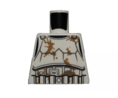 Torso SW Armor Stormtrooper, Detailed Armor, Dirt Stains Pattern