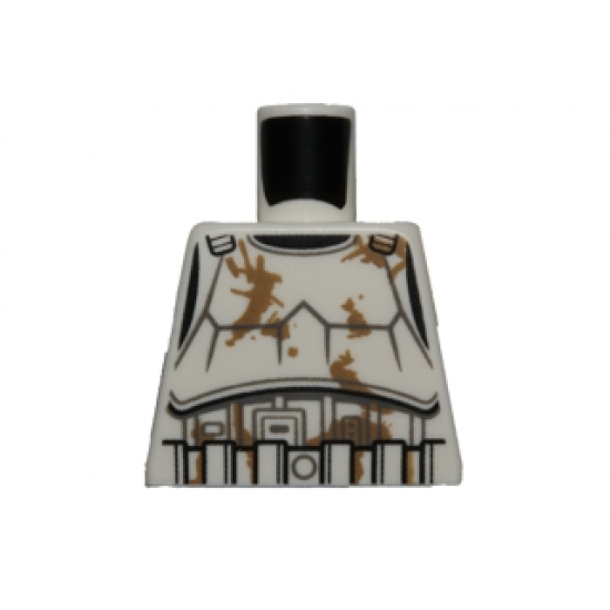 Torso SW Armor Stormtrooper, Detailed Armor, Dirt Stains Pattern