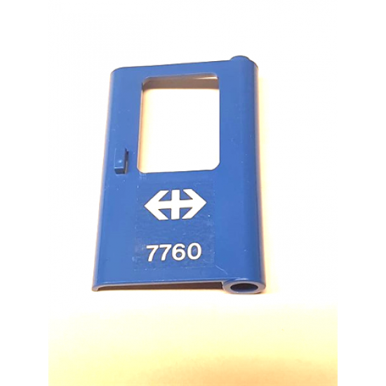 Door 1 x 4 x 5 Train Right with Swiss Federal Railways Train Logo and '7760' Pattern (Sticker) - Set 7760