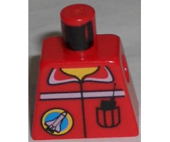 Torso Space Port Logo and Radio in Pocket Pattern