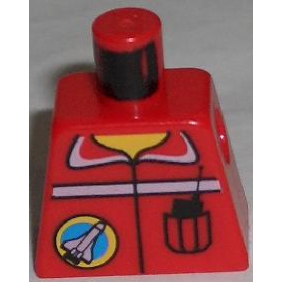 Torso Space Port Logo and Radio in Pocket Pattern