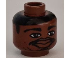Minifigure, Head NBA Tracy McGrady Pattern - Blocked Open Stud